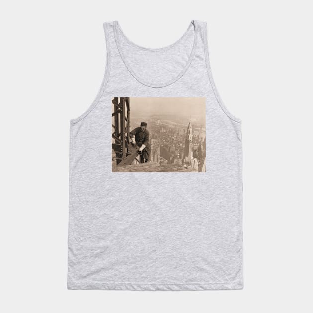 Construction Worker Tank Top by tedsox